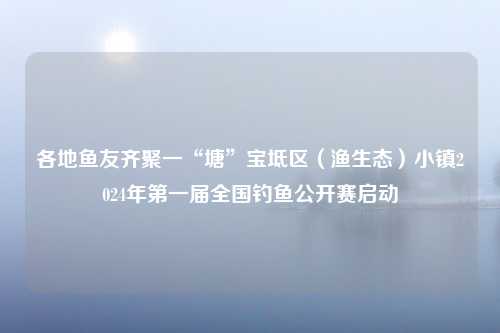 各地鱼友齐聚一“塘”宝坻区（渔生态）小镇2024年第一届全国钓鱼公开赛启动