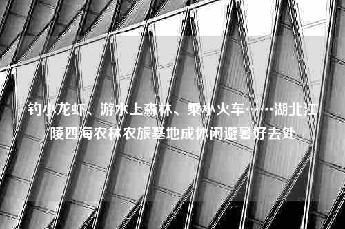 钓小龙虾、游水上森林、乘小火车……湖北江陵四海农林农旅基地成休闲避暑好去处