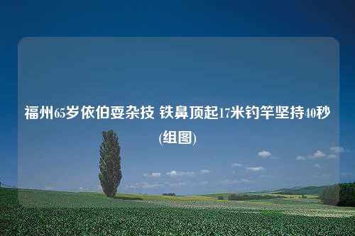 福州65岁依伯耍杂技 铁鼻顶起17米钓竿坚持40秒(组图)