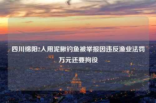 四川绵阳2人用泥鳅钓鱼被举报因违反渔业法罚万元还要拘役