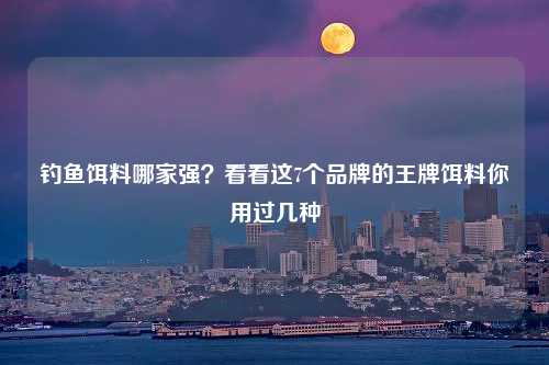 钓鱼饵料哪家强？看看这7个品牌的王牌饵料你用过几种