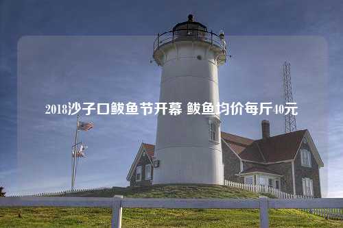 2018沙子口鲅鱼节开幕 鲅鱼均价每斤40元