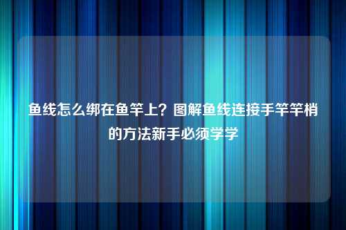 鱼线怎么绑在鱼竿上？图解鱼线连接手竿竿梢的方法新手必须学学