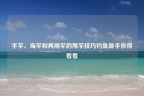 手竿、海竿和两用竿的甩竿技巧钓鱼新手你得看看