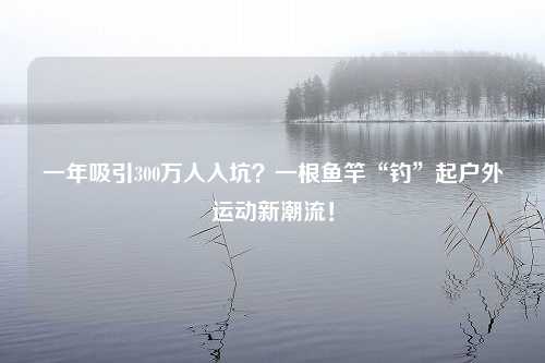 一年吸引300万人入坑？一根鱼竿“钓”起户外运动新潮流！