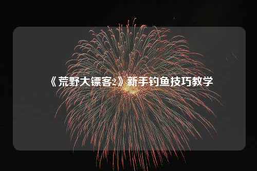 《荒野大镖客2》新手钓鱼技巧教学