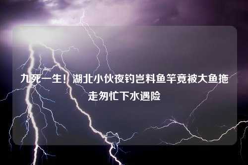 九死一生！湖北小伙夜钓岂料鱼竿竟被大鱼拖走匆忙下水遇险