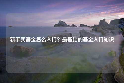 新手买基金怎么入门？最基础的基金入门知识