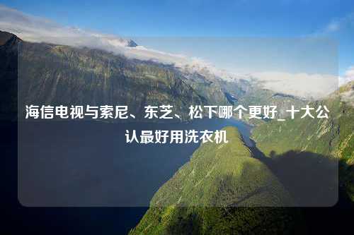 海信电视与索尼、东芝、松下哪个更好_十大公认最好用洗衣机