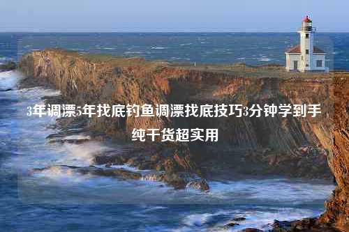 3年调漂5年找底钓鱼调漂找底技巧3分钟学到手纯干货超实用