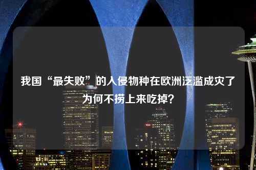 我国“最失败”的入侵物种在欧洲泛滥成灾了为何不捞上来吃掉？