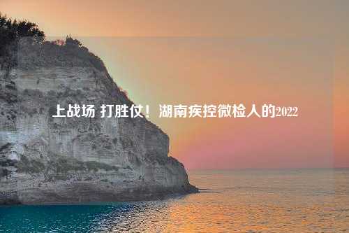 上战场 打胜仗！湖南疾控微检人的2022