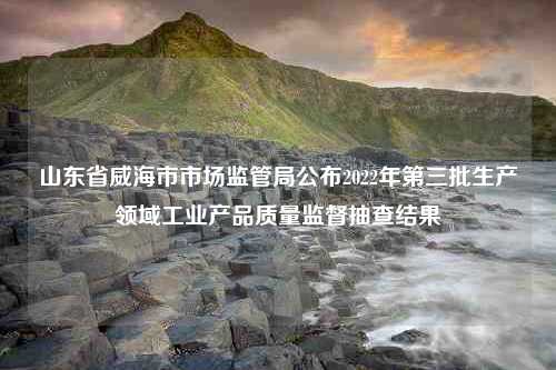 山东省威海市市场监管局公布2022年第三批生产领域工业产品质量监督抽查结果