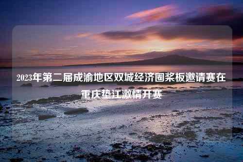 2023年第二届成渝地区双城经济圈桨板邀请赛在重庆垫江激情开赛