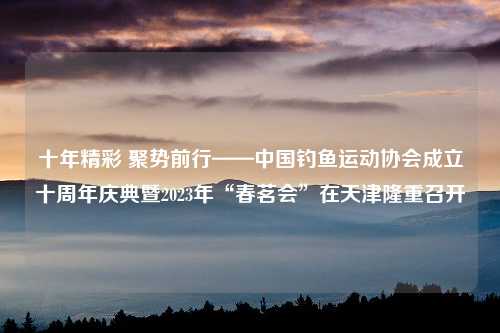 十年精彩 聚势前行——中国钓鱼运动协会成立十周年庆典暨2023年“春茗会”在天津隆重召开