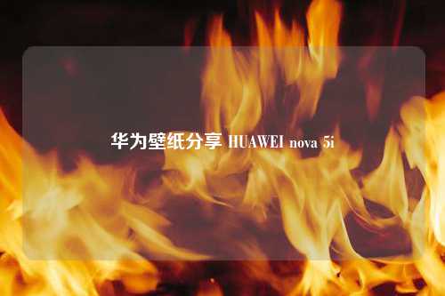 华为壁纸分享 HUAWEI nova 5i