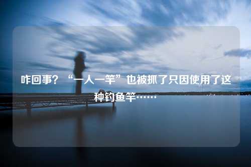 咋回事？“一人一竿”也被抓了只因使用了这种钓鱼竿……