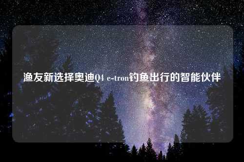 渔友新选择奥迪Q4 e-tron钓鱼出行的智能伙伴