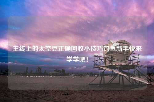 主线上的太空豆正确回收小技巧钓鱼新手快来学学吧！