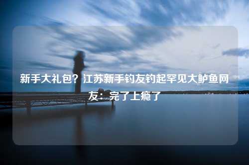 新手大礼包？江苏新手钓友钓起罕见大鲈鱼网友：完了上瘾了