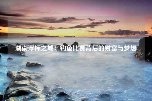 湖南浮标之城：钓鱼比赛背后的财富与梦想