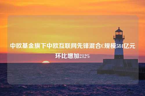 中欧基金旗下中欧互联网先锋混合C规模584亿元环比增加212%