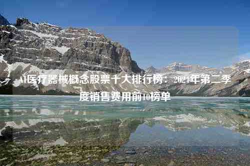 AI医疗器械概念股票十大排行榜：2024年第二季度销售费用前10榜单